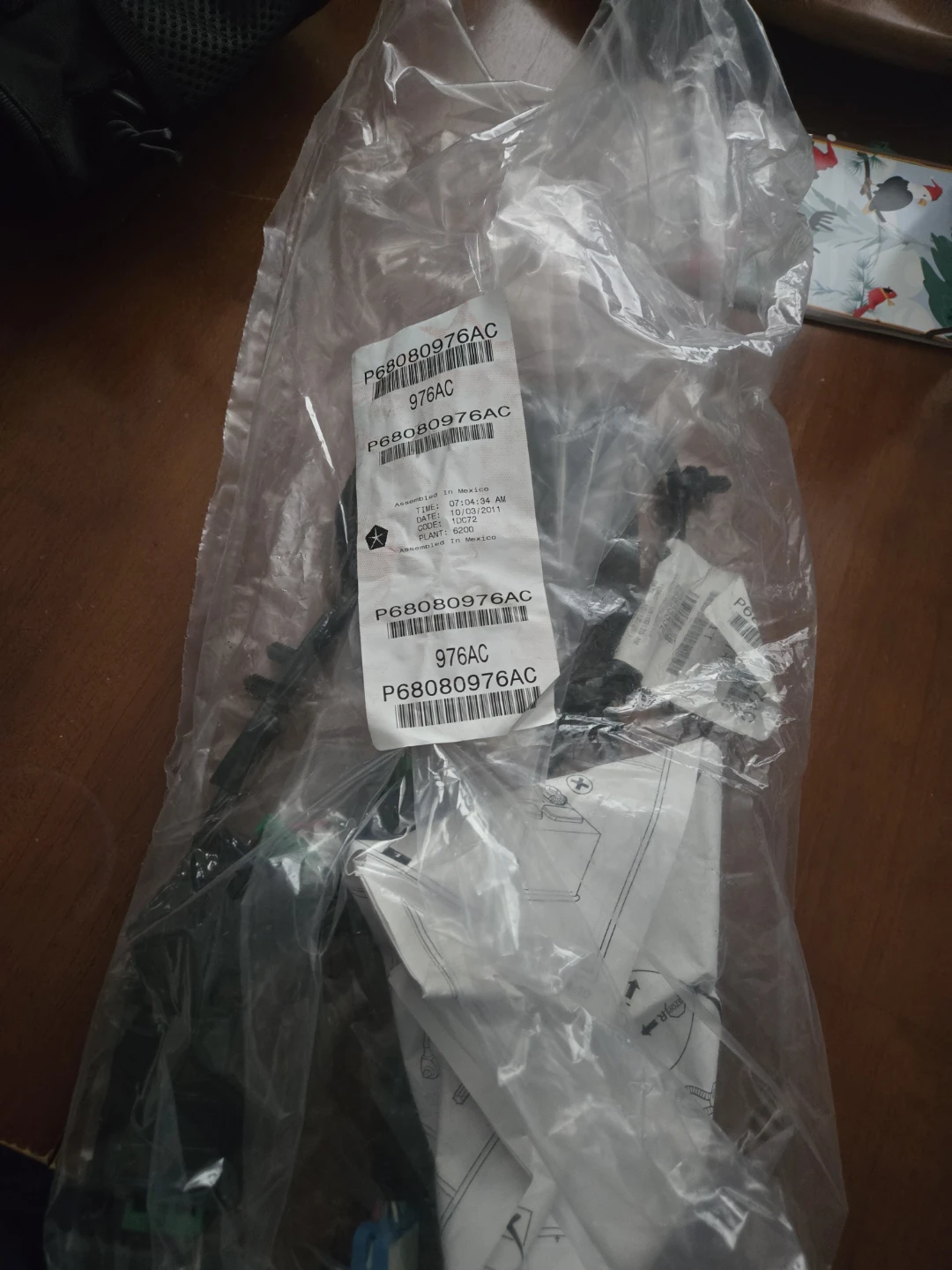 Dodge Journey Trailer Tow Harness Kit P68080976AC
