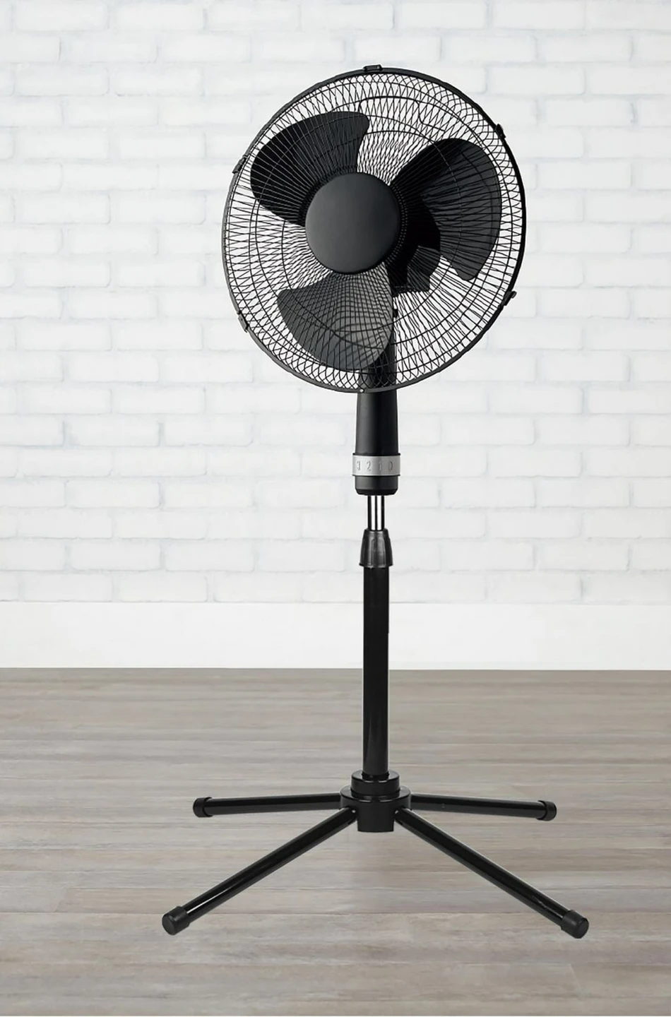 Black Oscillating Pedestal Fan