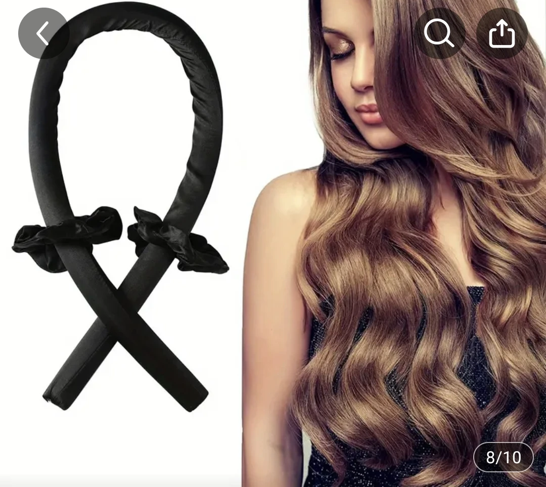 FREE: 7pcs Heatless Overnight Curlers - Brand New