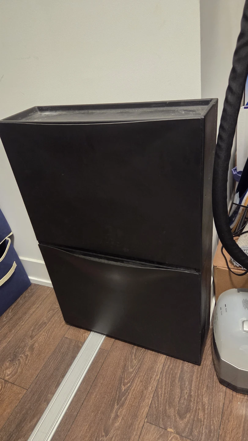 IKEA TRONES Shoe/Storage Cabinet - Black - photo 2