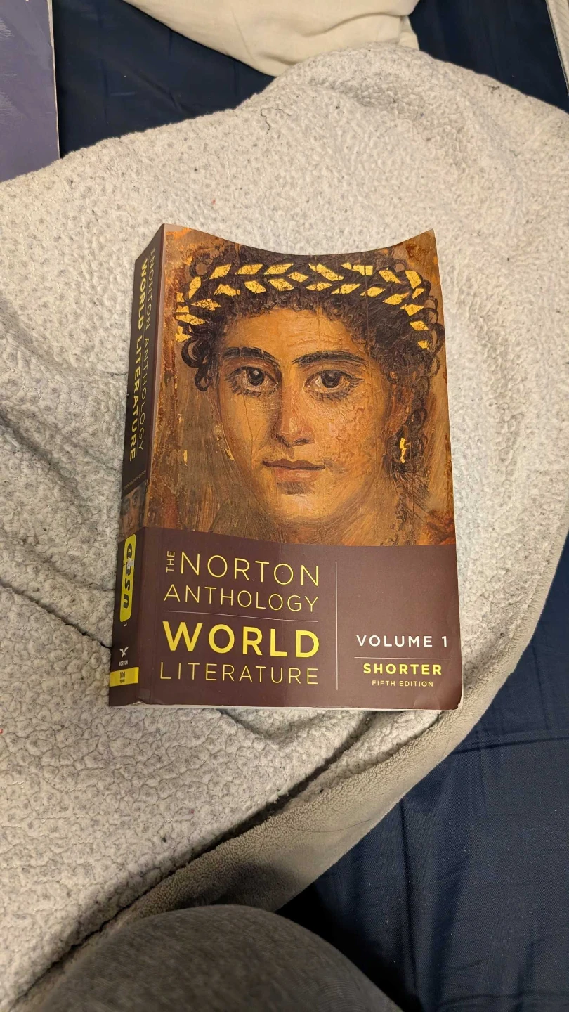 The Norton anthology world literature vol 1 shorter edition