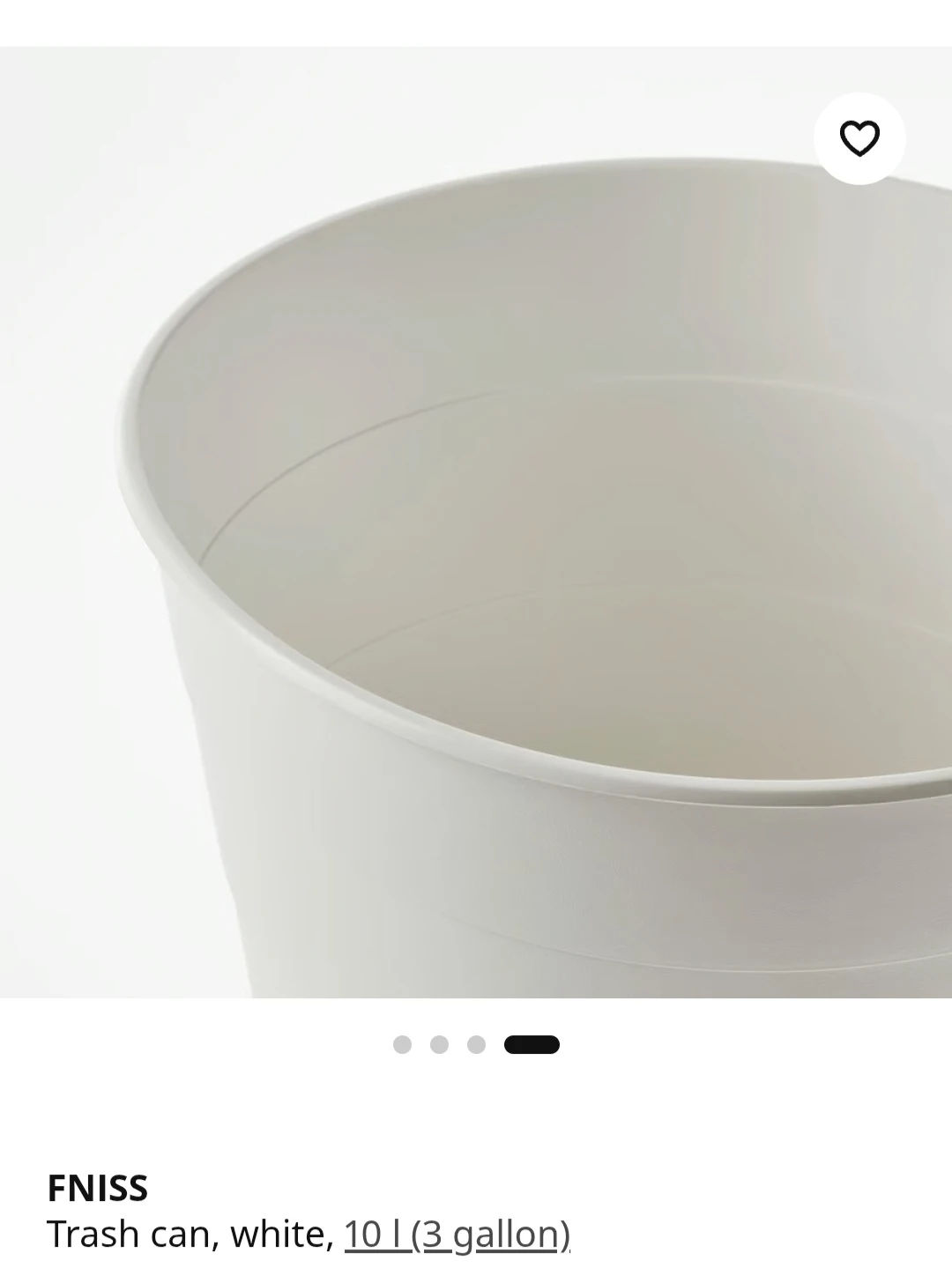 Ikea White Bin - 10L (one for $1) - photo 2