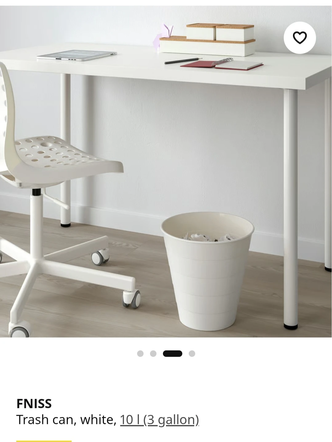 Ikea White Bin - 10L (one for $1) - photo 4