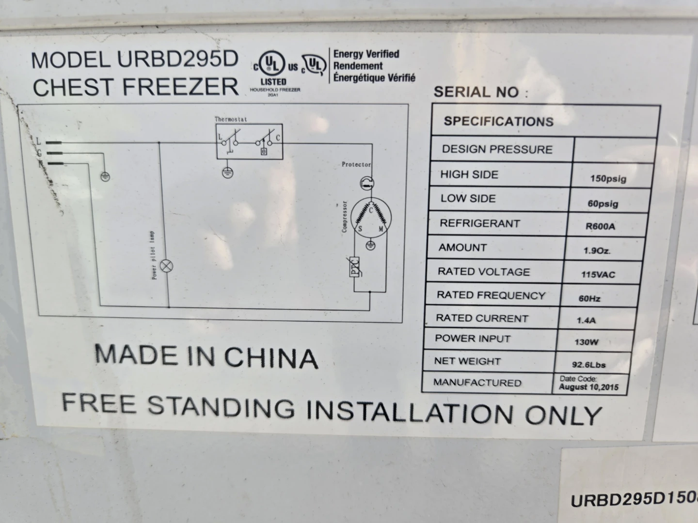 10.4 cubic freezer - photo 3