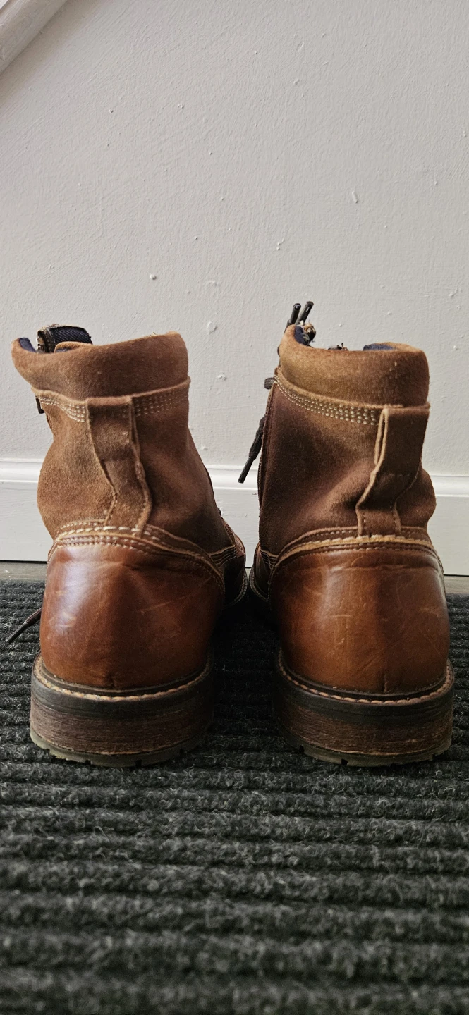 Men's Aldo Brown Leather Boots Size 8 New - photo 5
