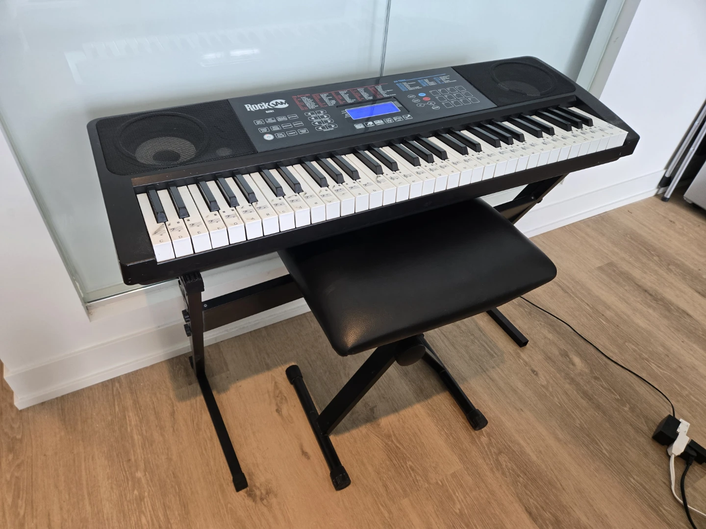 RockJam RJ761 Keyboard with Bench