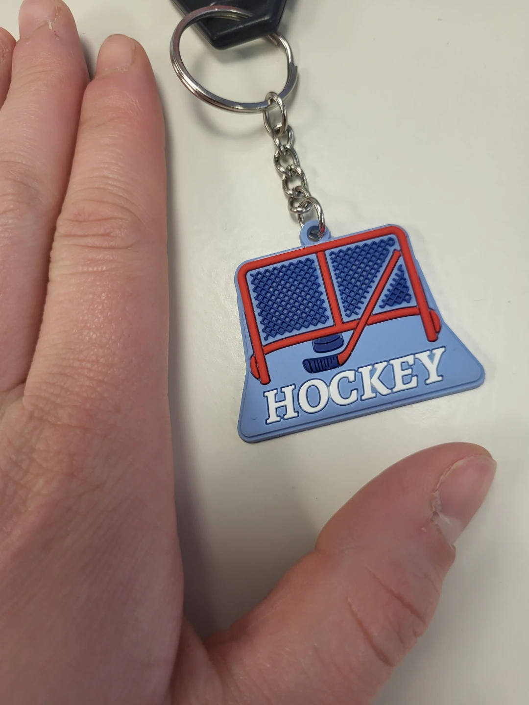 Hockey Net Keychain