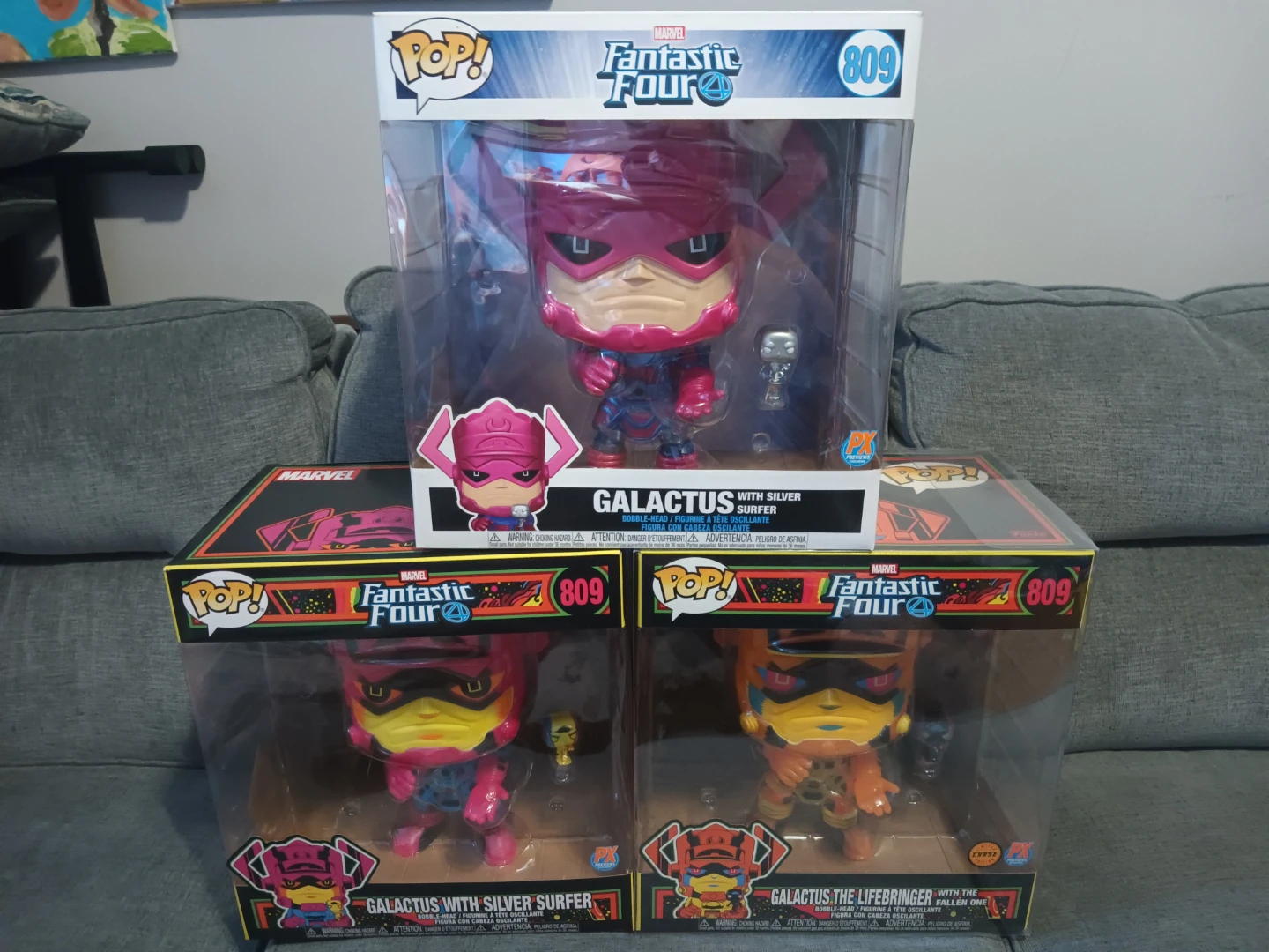Funko Pop! Marvel Fantastic Four Galactus with Silver Surfer