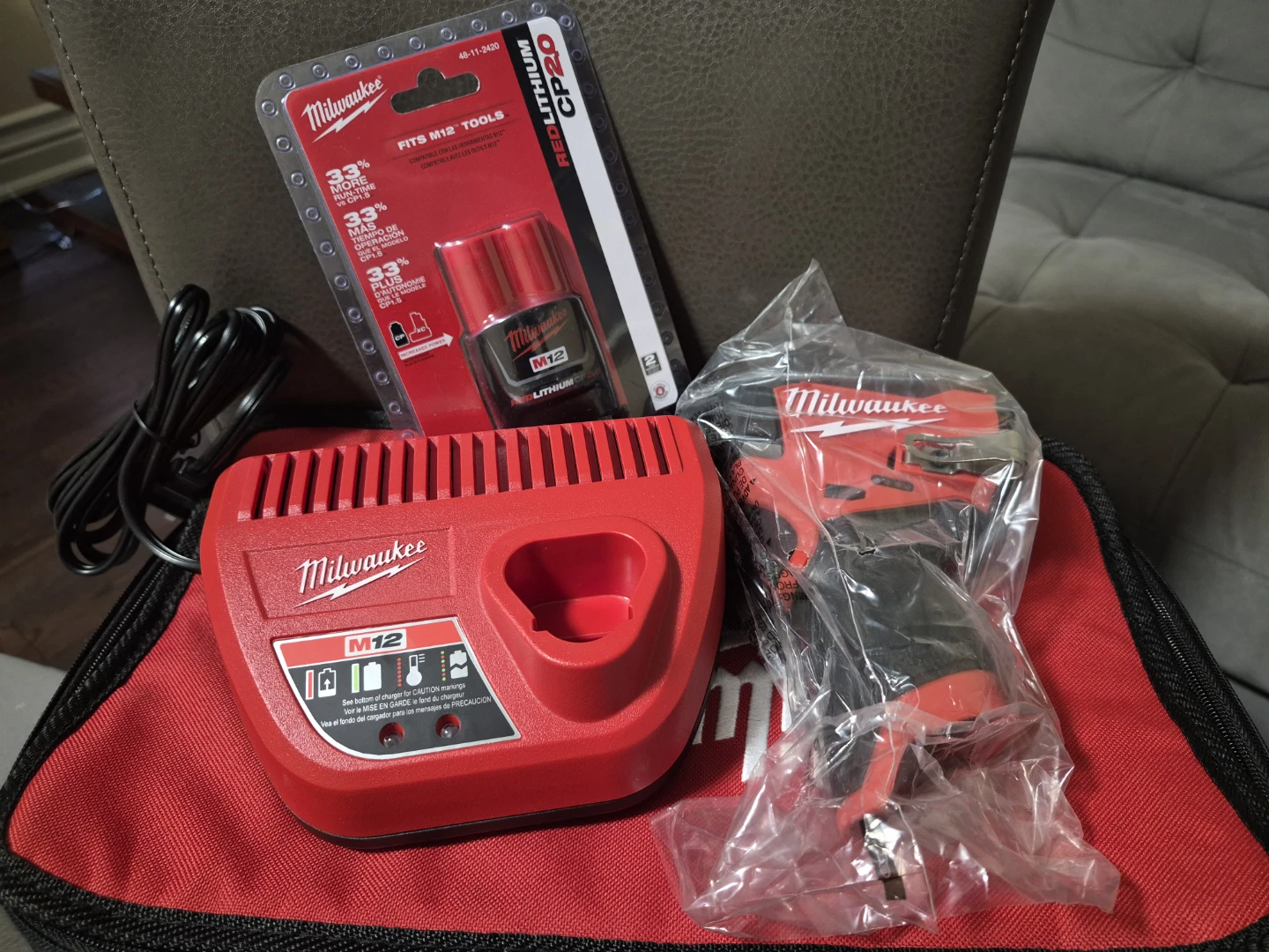Milwaukee M12 FUEL 1/4" Hex Impact Driver Kit