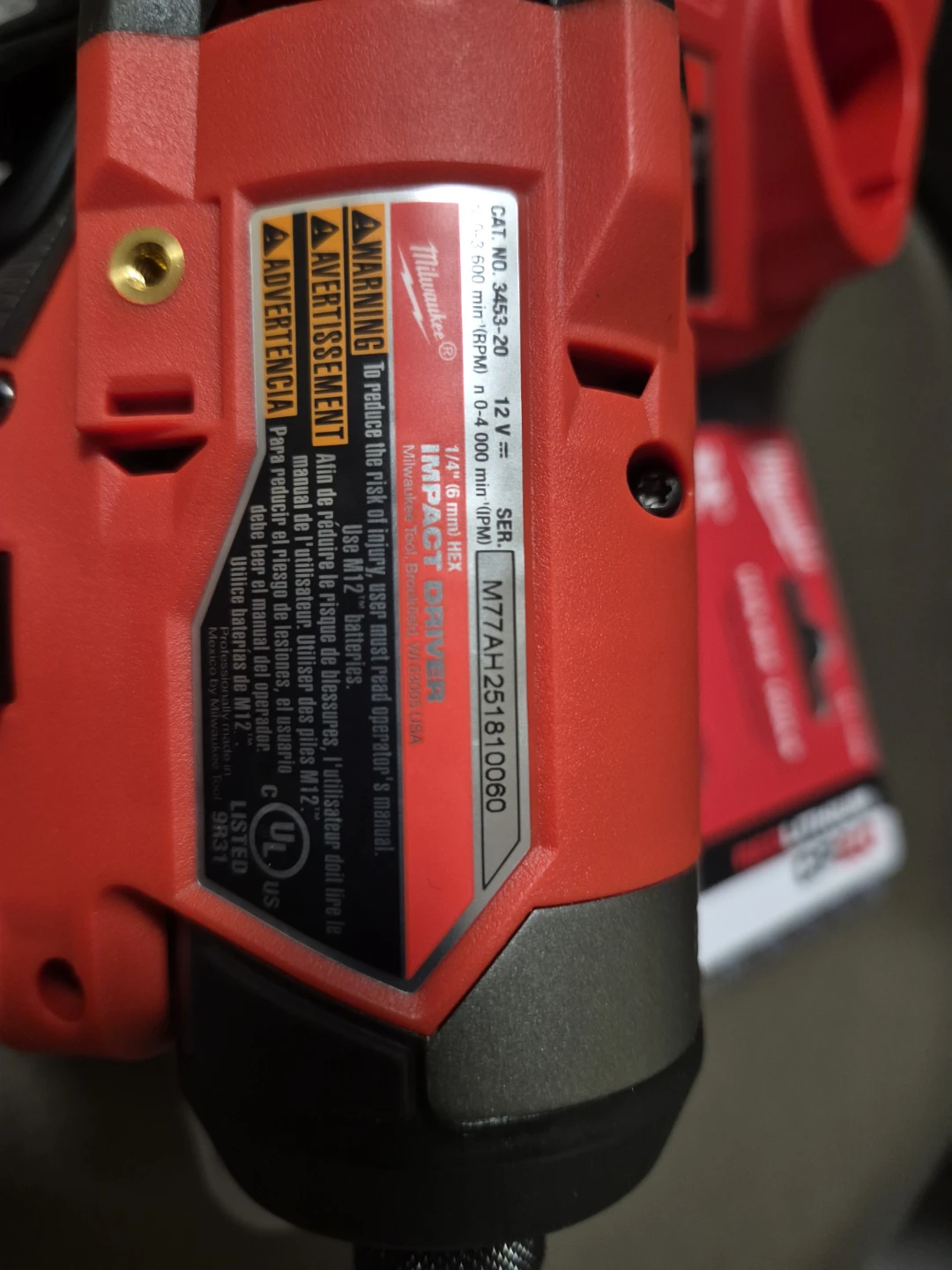 Milwaukee M12 FUEL 1/4" Hex Impact Driver Kit - photo 2
