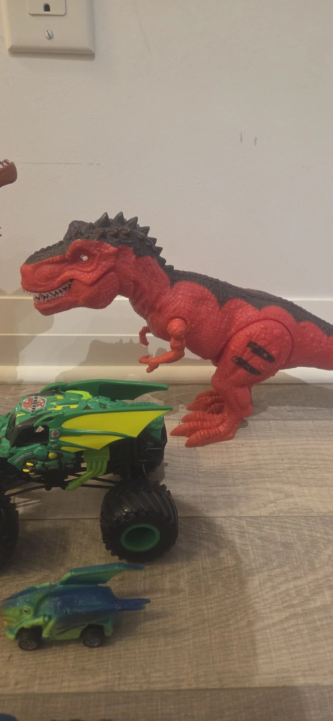 Toy Dinosaur and Monster Truck Set - photo 3