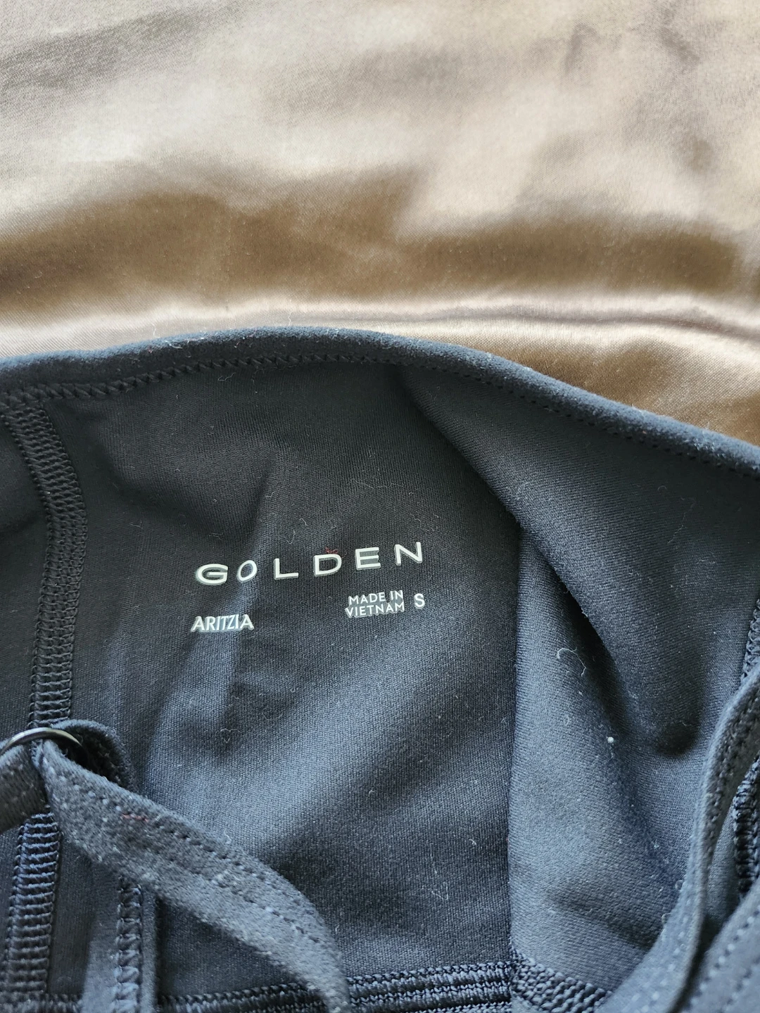Aritzia Golden Bodysuit - Black - Size S - photo 2