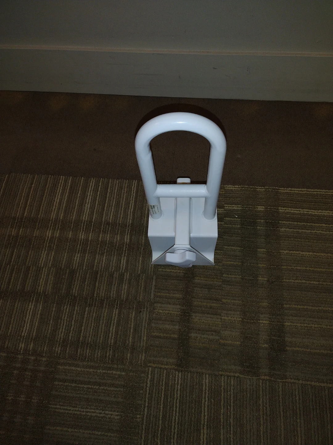 White Bathroom Safety Grab Bar - photo 2
