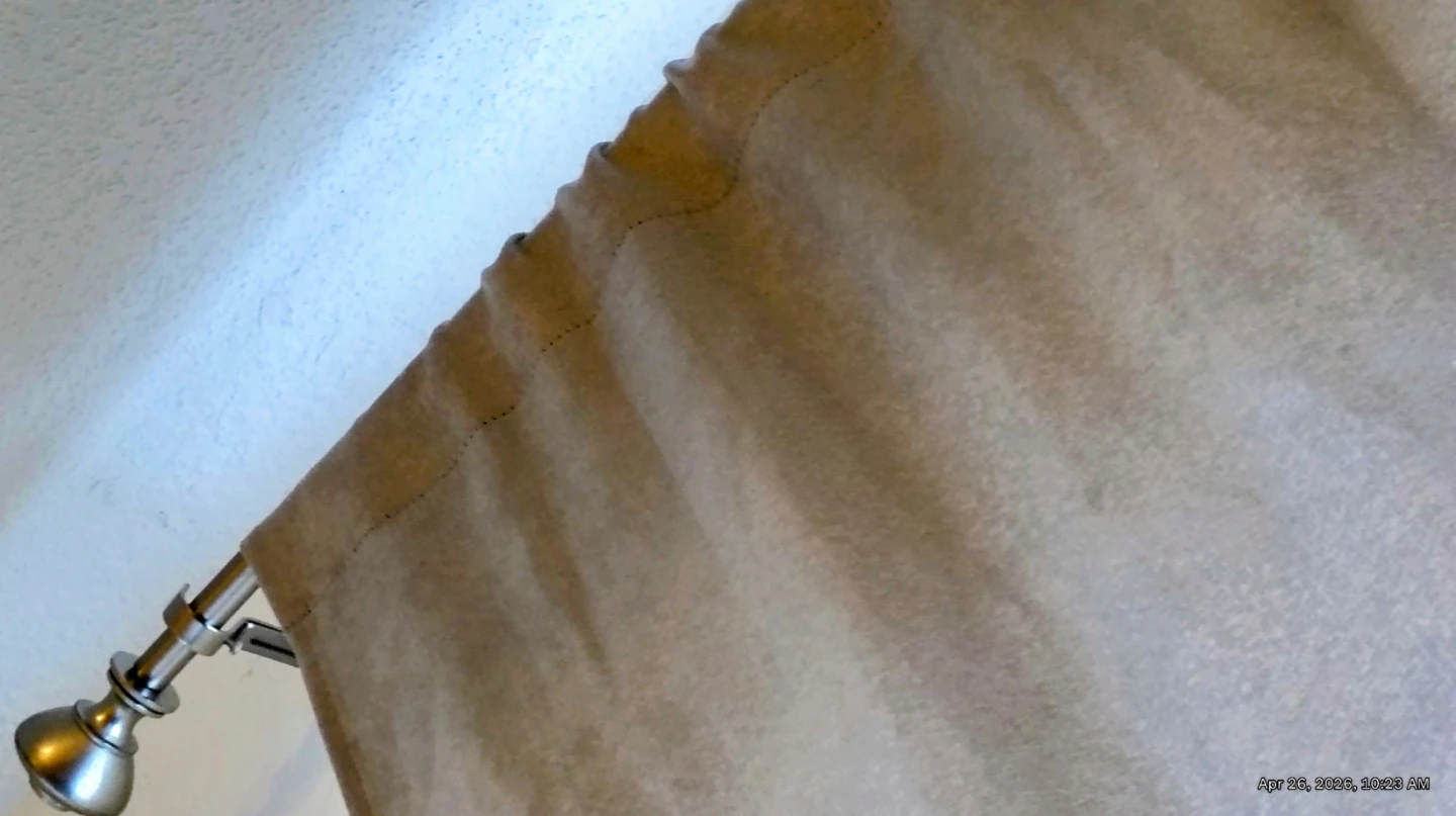 Silver Rich Linen Curtains - photo 4