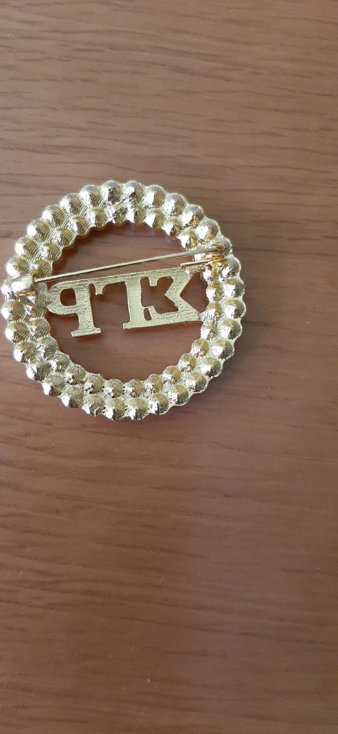 Gold Tone Sigma Gamma Rho sorority brooch - photo 2