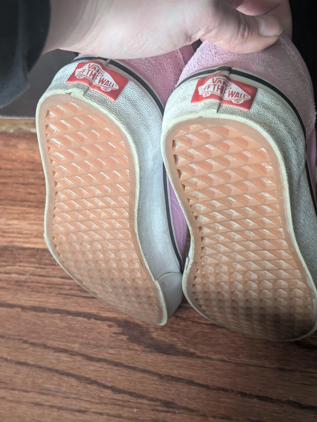 Vans Old Skool Pink Suede Canvas Shoes - Women's Size 6.5 - photo 2