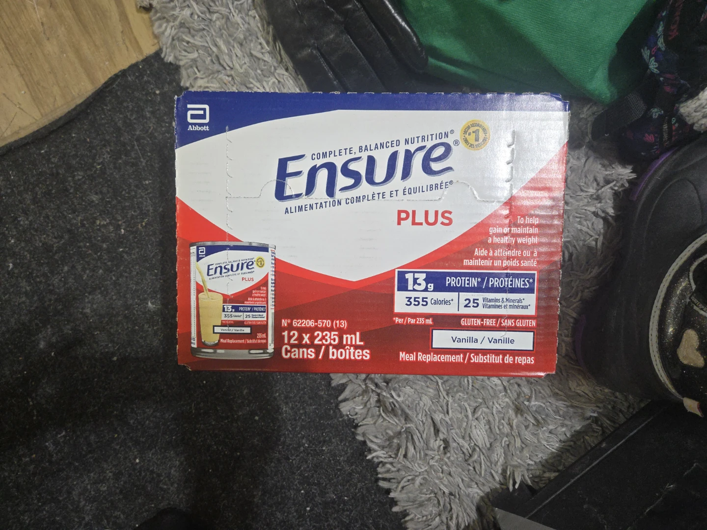 Ensure Plus Vanilla Nutritional Drinks - 12 x 235ml