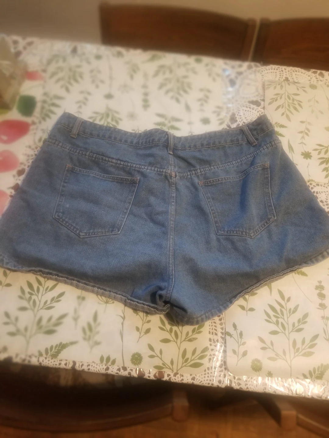 SHEIN CURVE Denim Shorts Size 3XL - photo 3