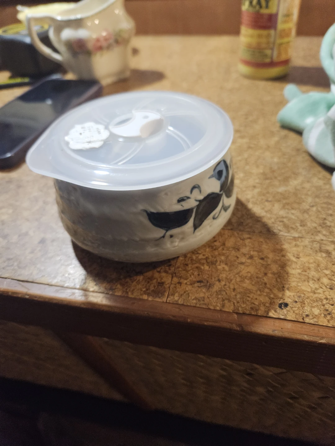 Decorative Ceramic Bowl with Lid - photo 2