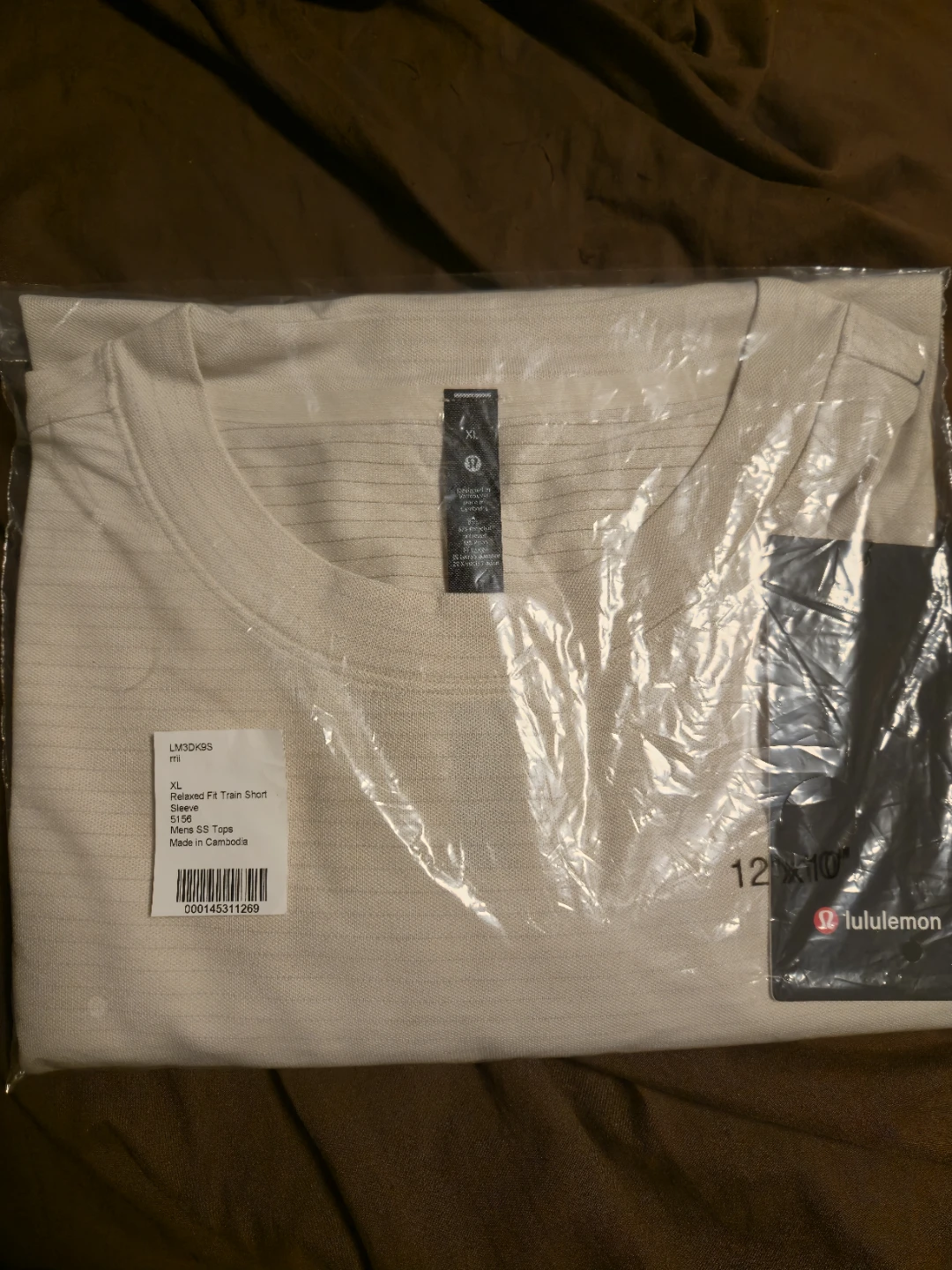 Lululemon XL Relaxed Fit Train Short Sleeve Men's SS Shirt