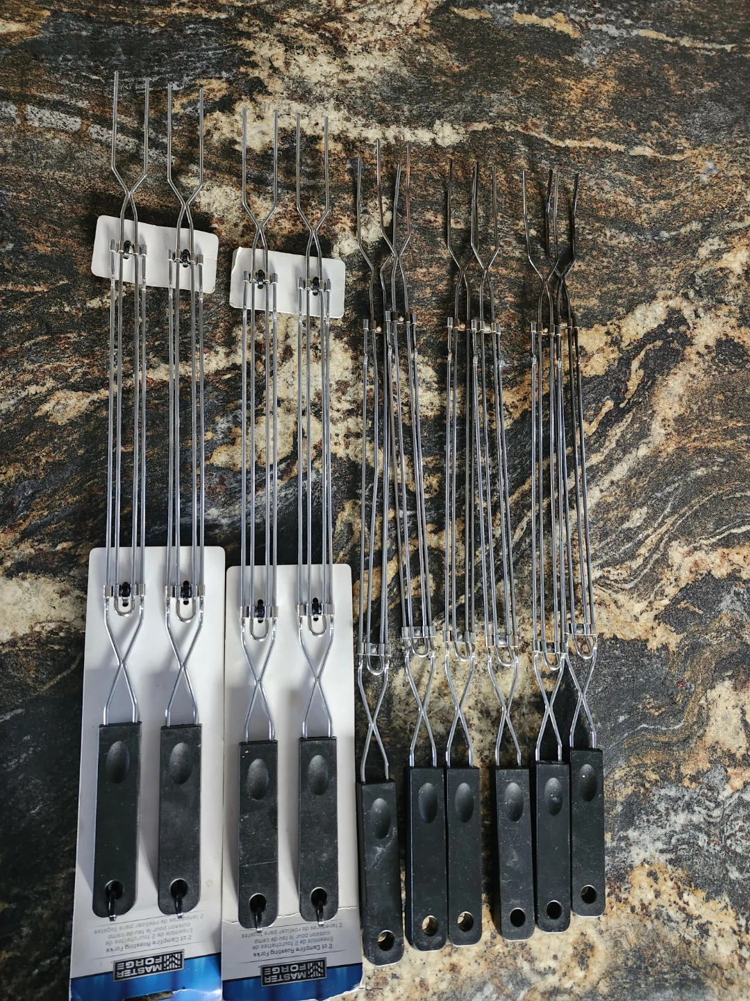 Master Forge Campfire Roasting Forks (Set of 6)