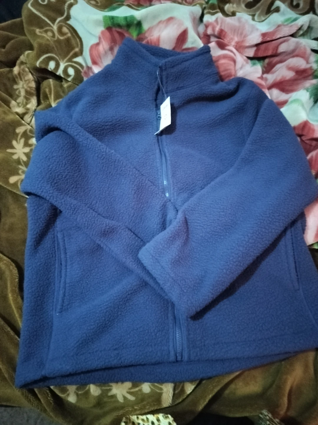 Blue sherpa sweater brandnew with tags