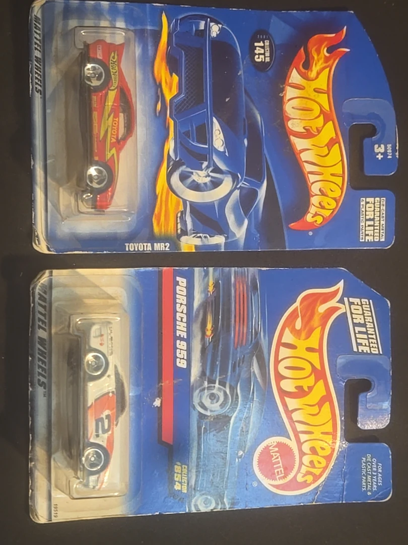 Hot Wheels Toyota MR2 & Porsche 959 Die-Cast Toy Cars