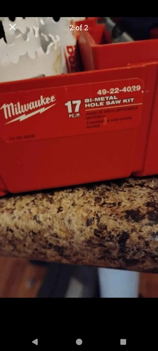 Milwaukee bi metal hole saw bits - photo 2