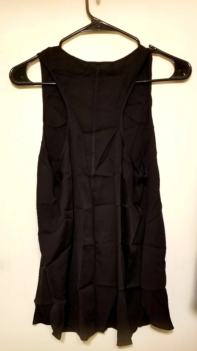 NWT Banana Republic Black Washable Silk Tank Top - photo 4