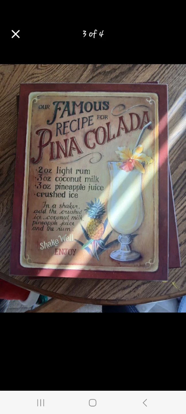 Drink Recipe Wall Art - photo 3