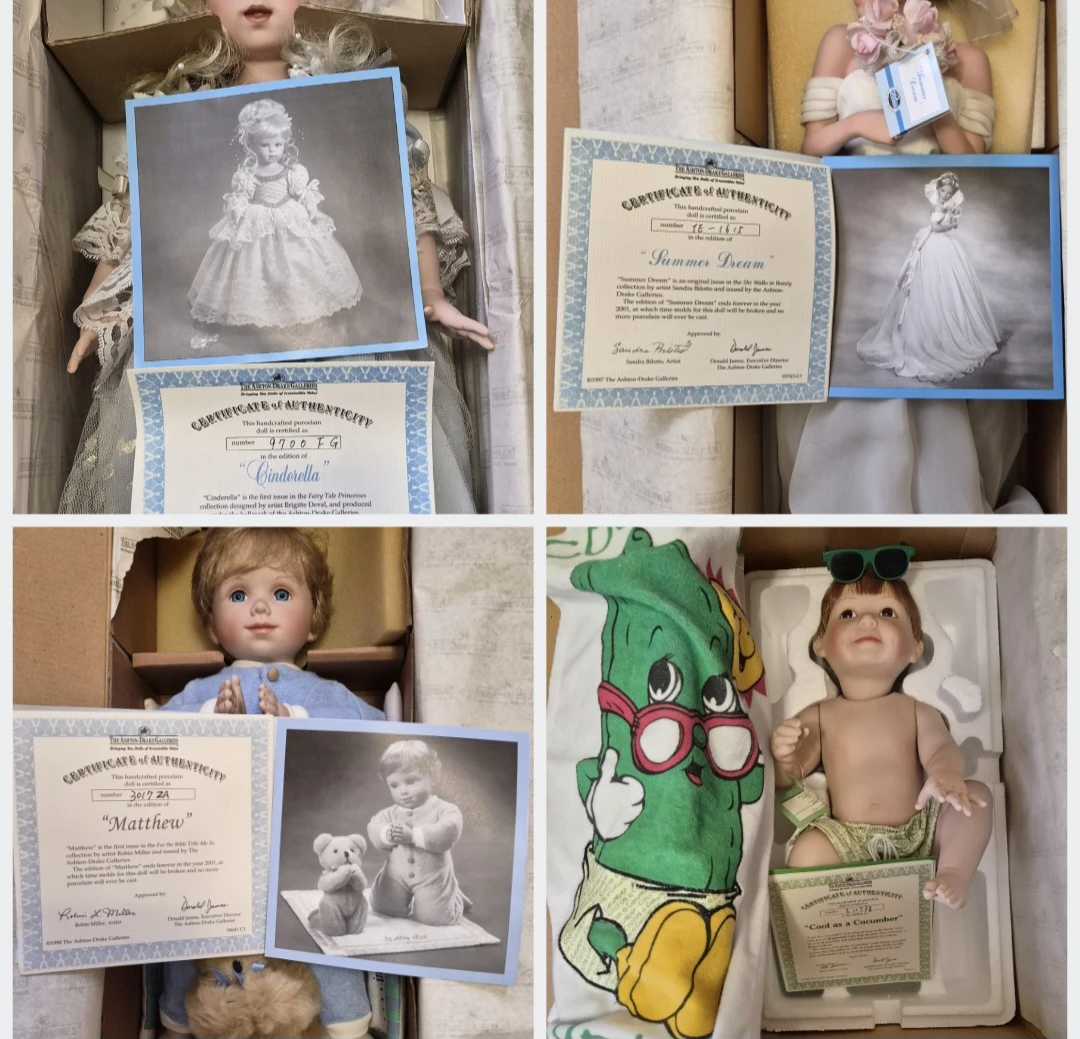 Ashton-Drake Dolls with Certificates of Authenticity - photo 2