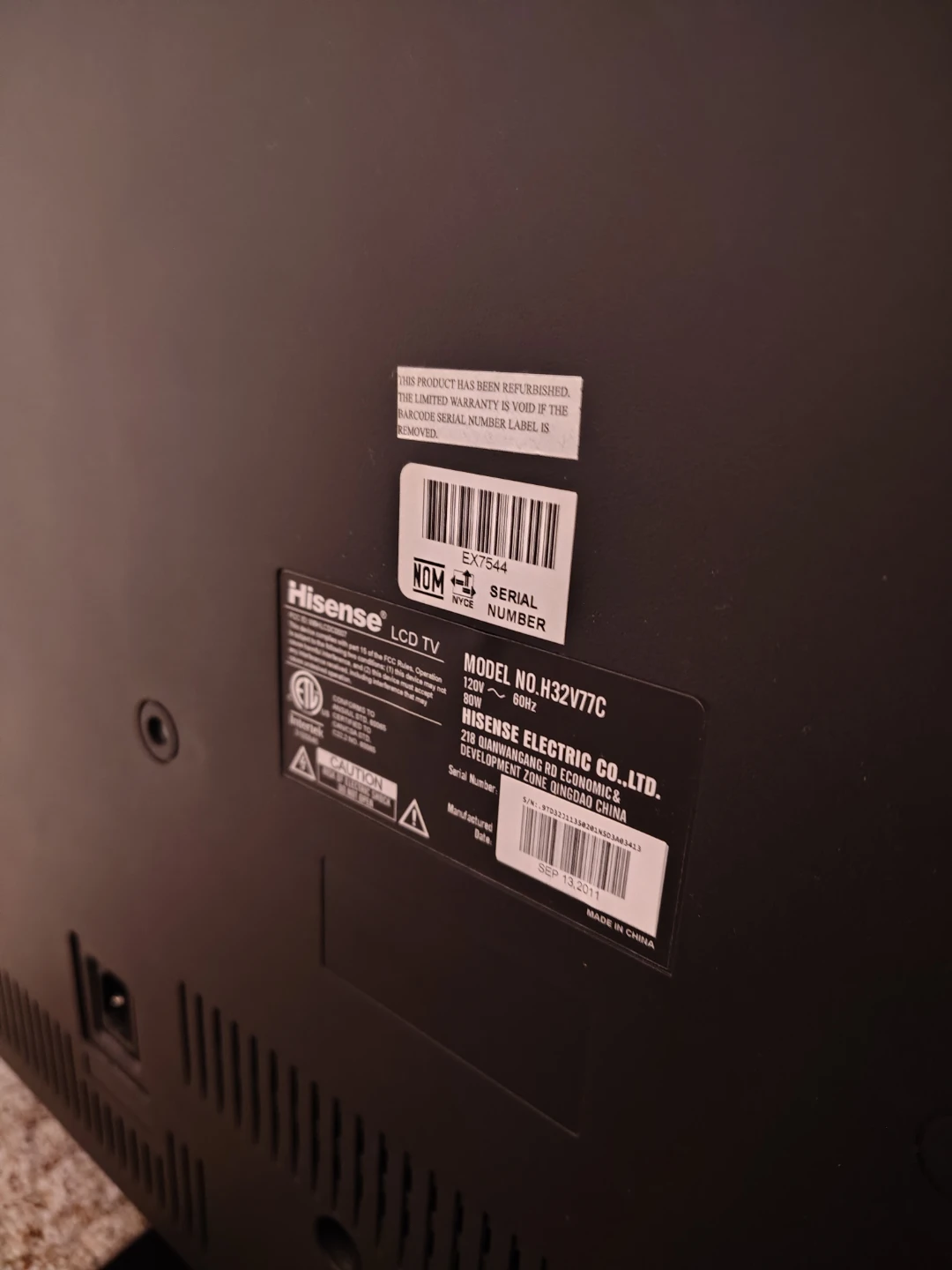 Hisense H32V77C 32" LCD TV - photo 4
