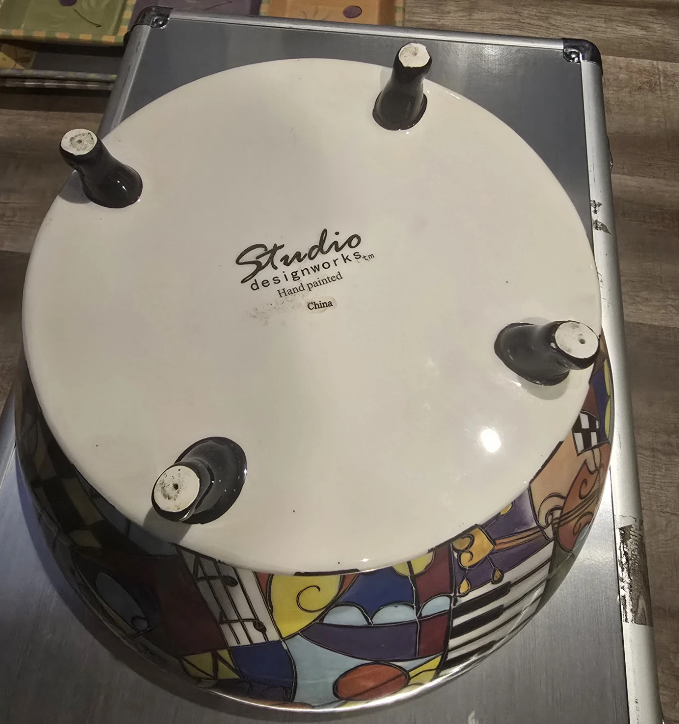 Studio Designworks 12” x 6”  Bowl Ceramic - photo 2