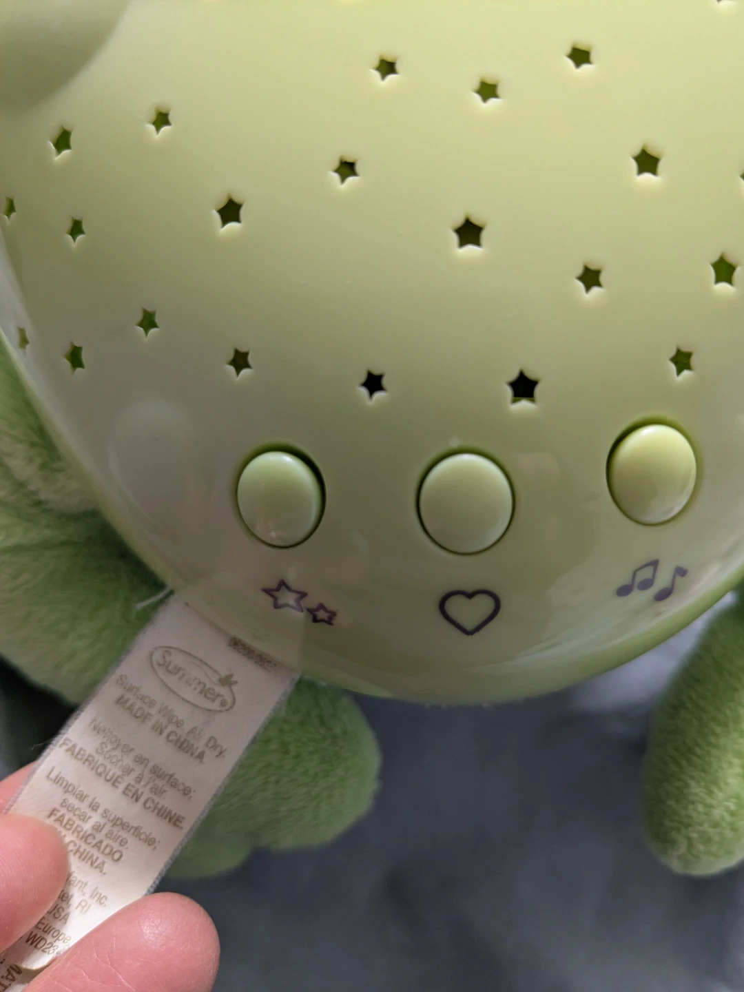 Summer Infant Frog Projector Night Light - photo 4