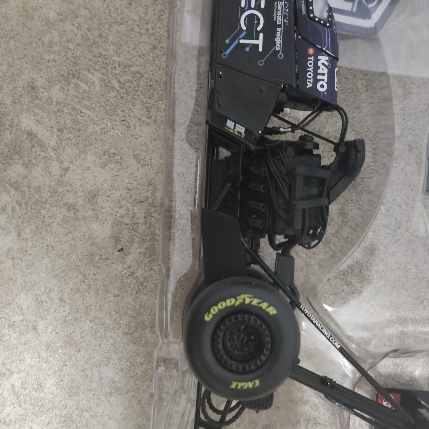 Justin Ashley Diecast Dragster.