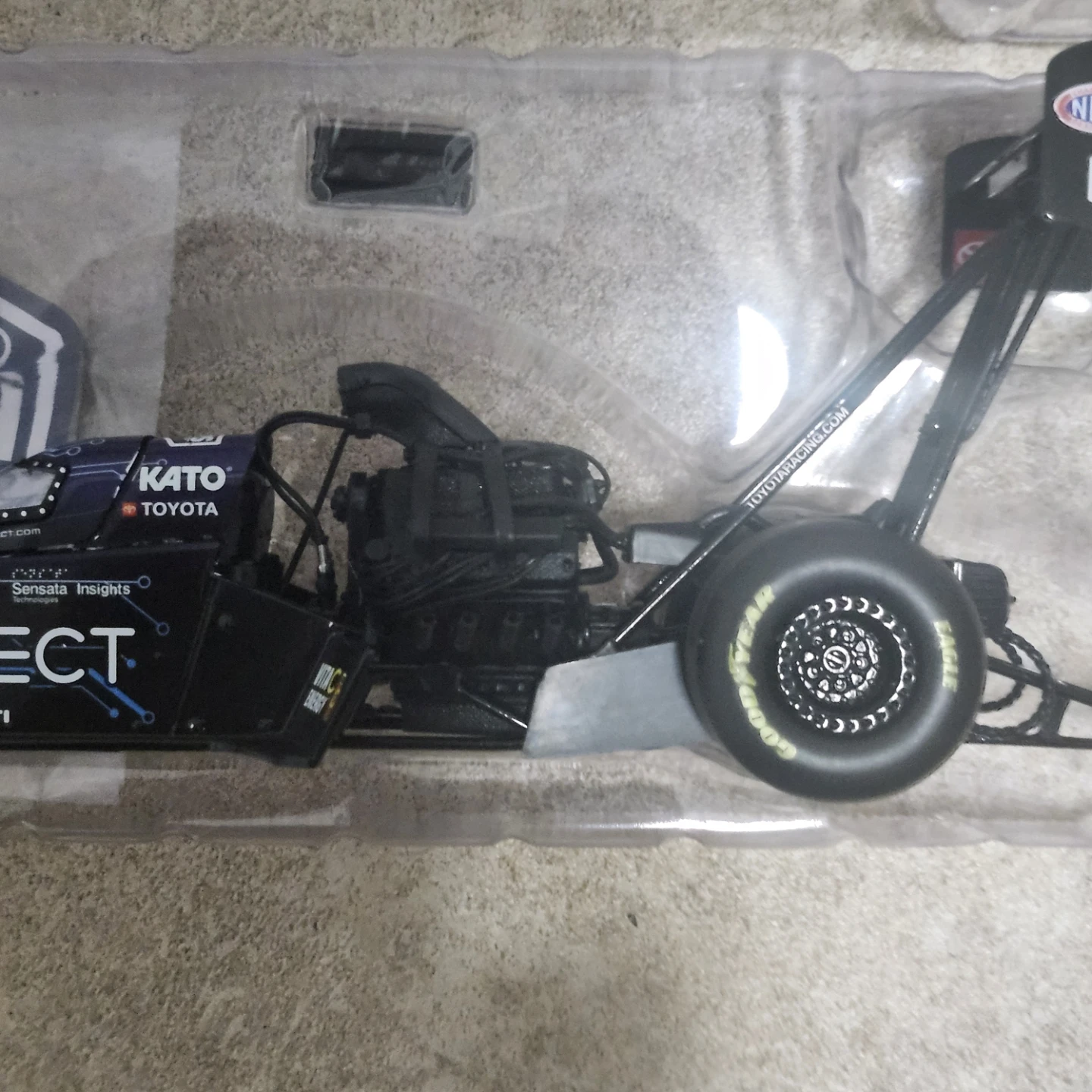 Justin Ashley Diecast Dragster. - photo 3