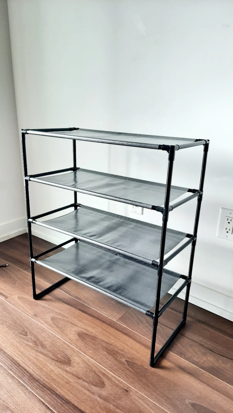 4-Tier Storage Shelf- FREE 3 organizer tray