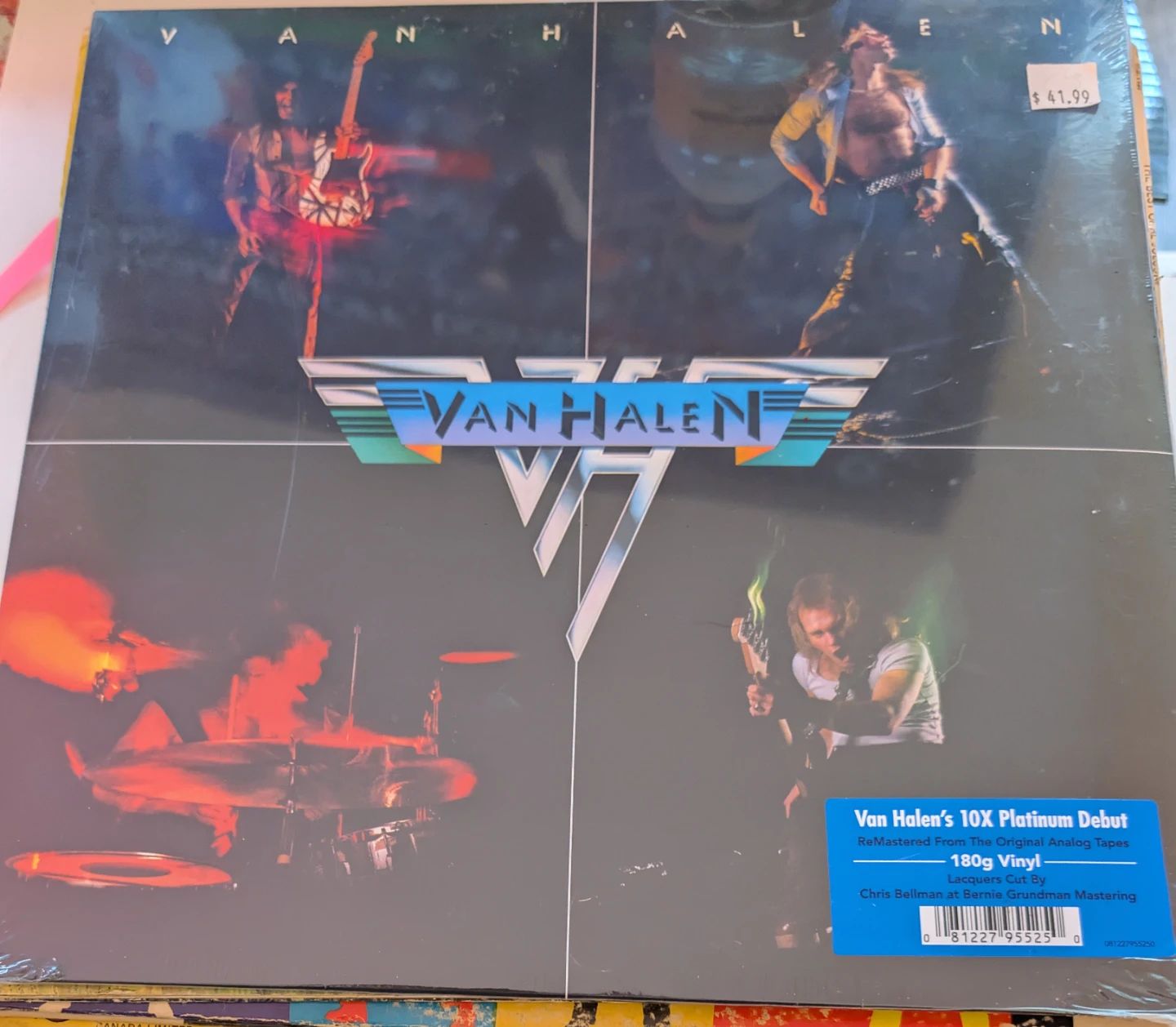 Van Halen's 10x Platinum Debut 180g Vinyl Record