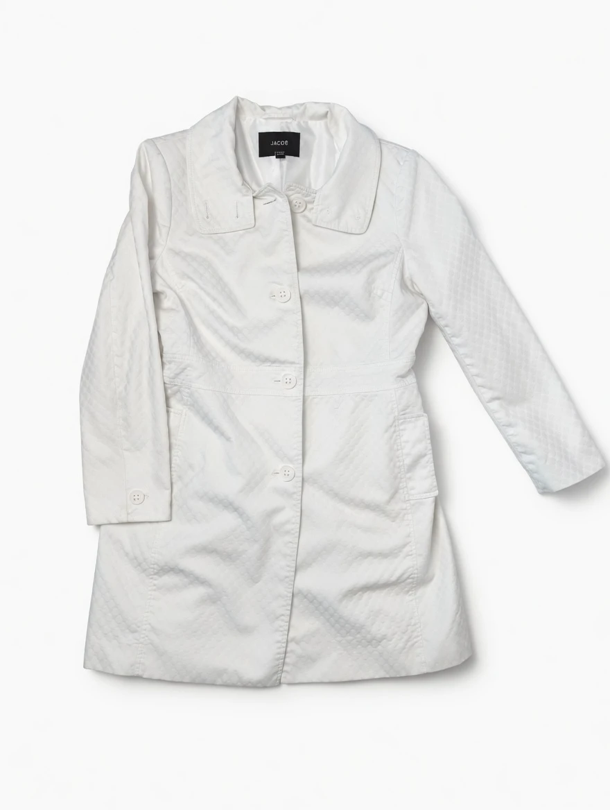 Mid season white coat $10 (M)