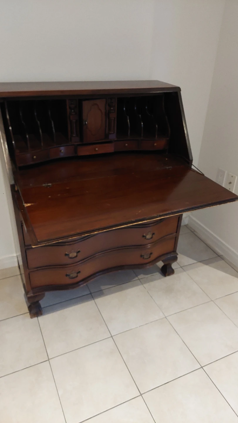 Antique Secretary Desk - photo 2