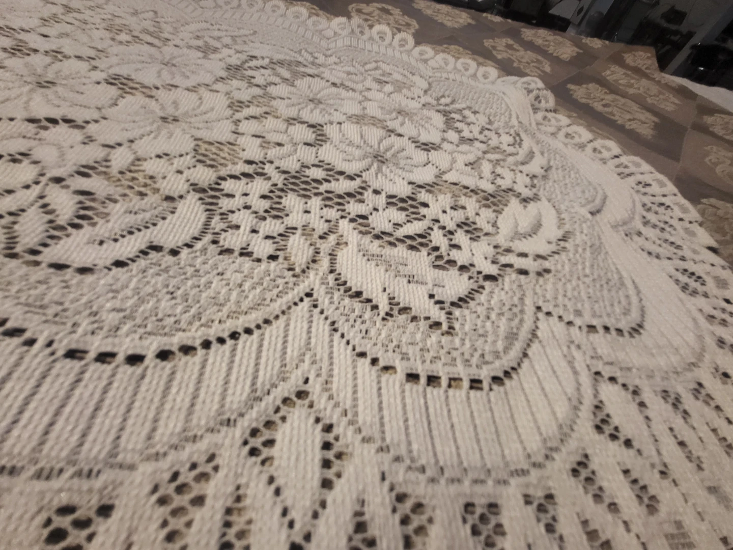 Lace Fabric Table Decor - photo 3