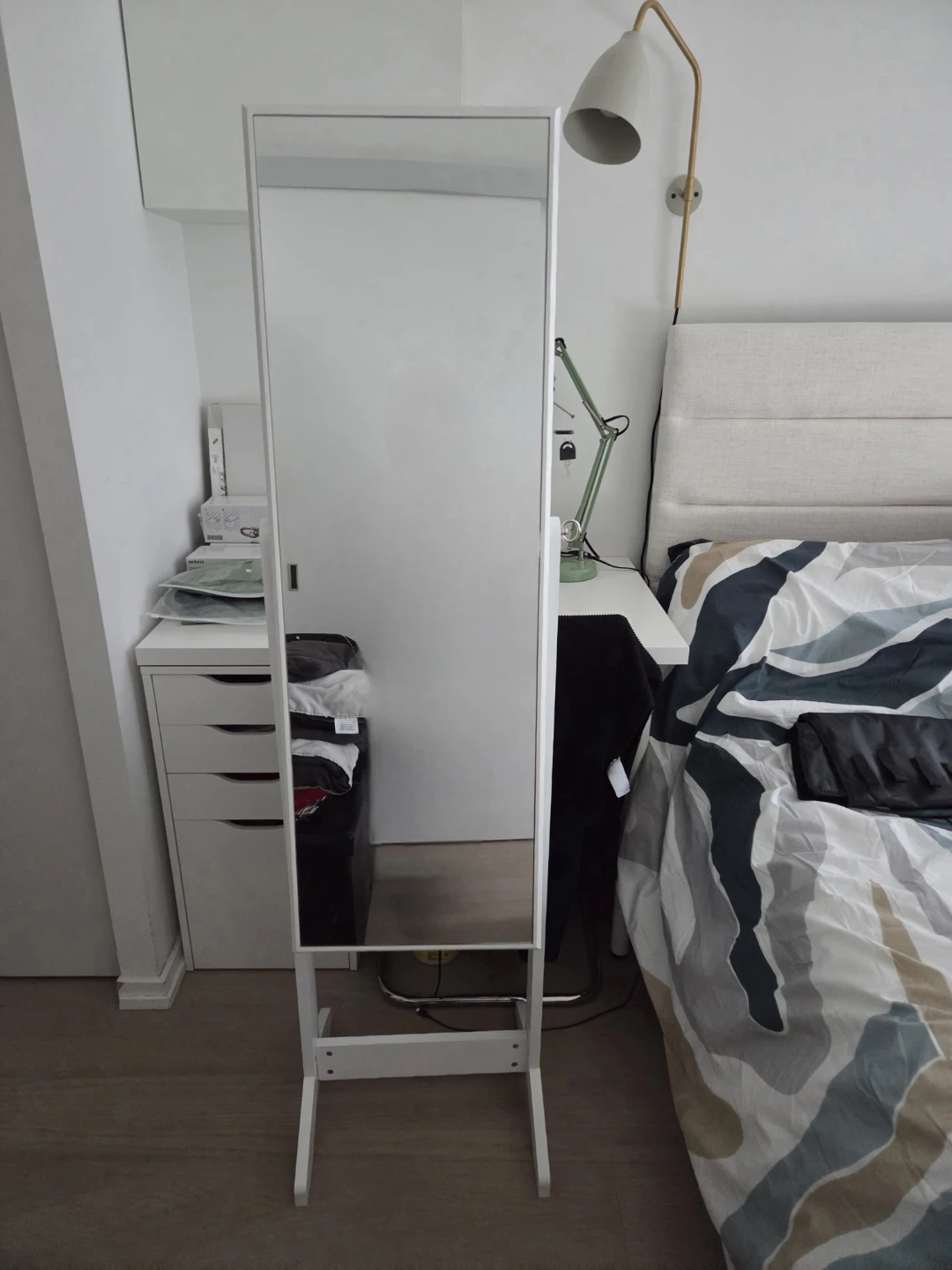 Jewellery Cabinet with Full Mirror