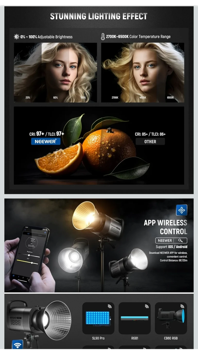 Neewer CB60B LED Video Light - photo 2
