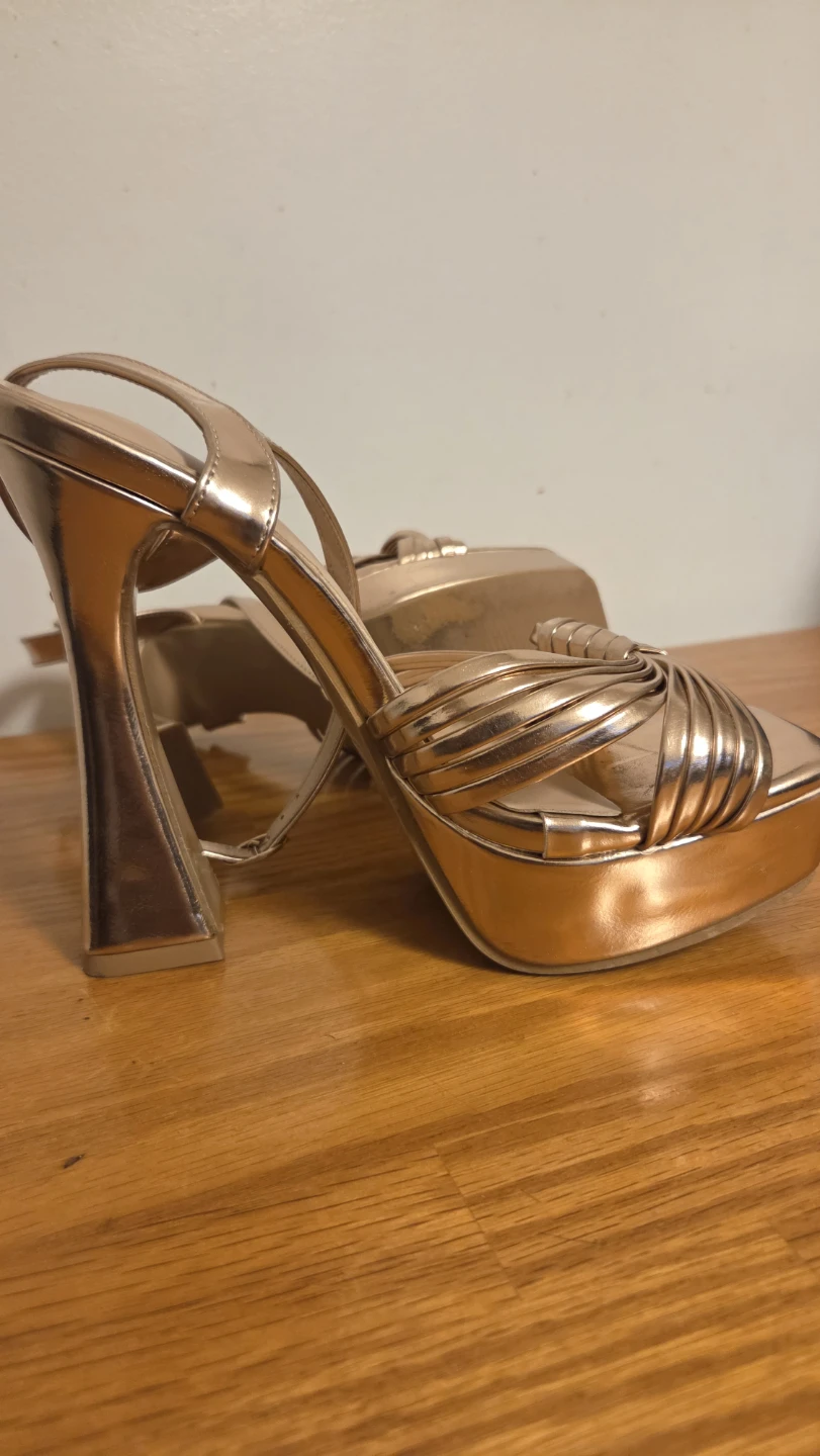 Rose Gold Platform Heels - photo 3