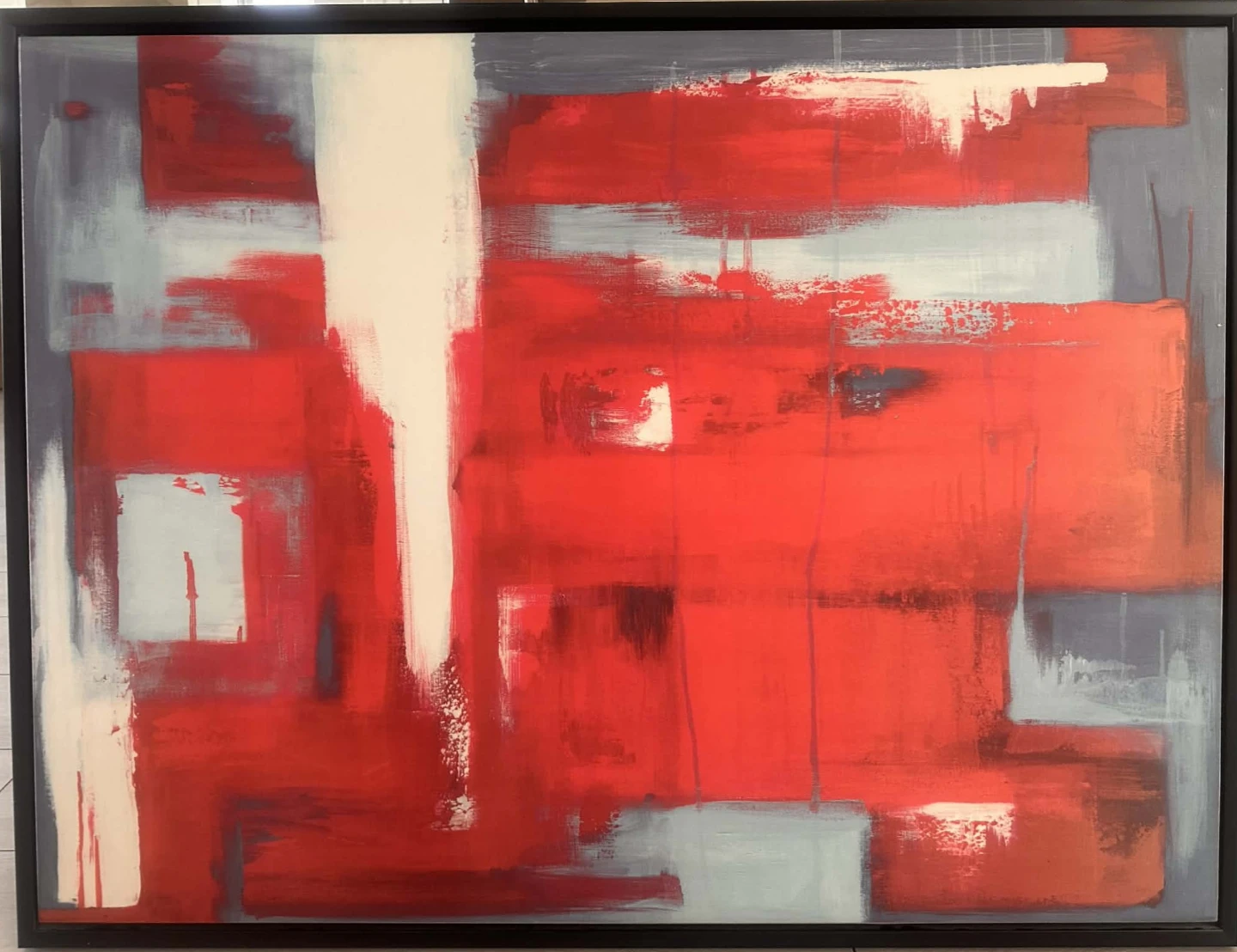 2 Framed Abstract Arts - photo 2