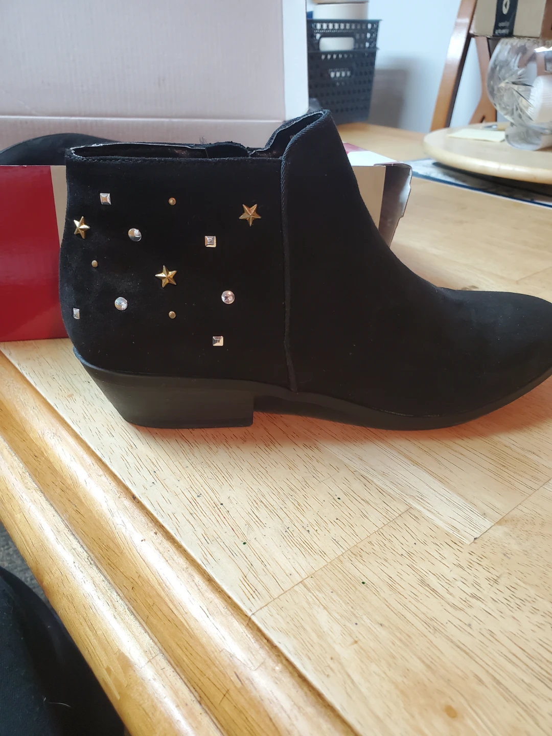 Circus by Sam Edelman Paula Stud Ankle Boots Black Size 4 - photo 2