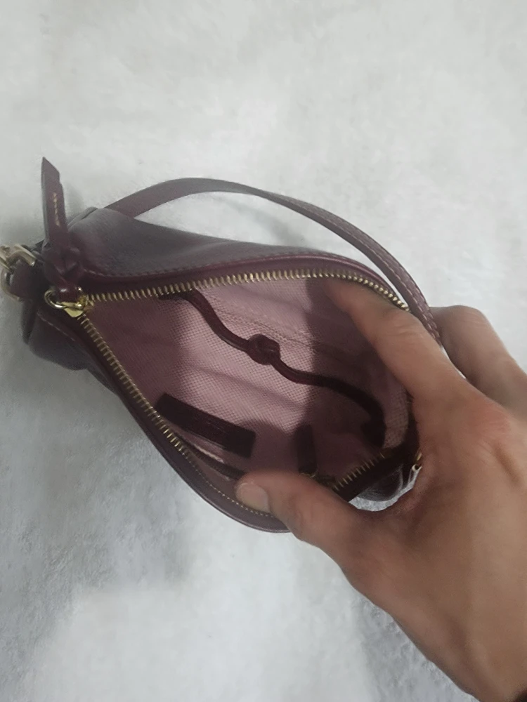 Dooney & Bourke Small Burgundy Leather Wristlet - photo 3