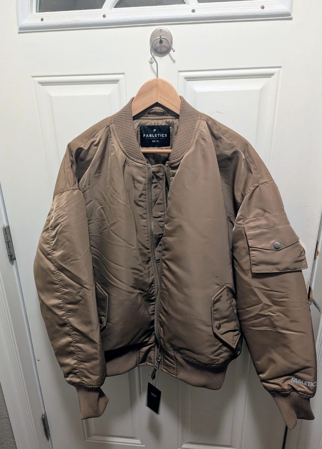 Brown satin  Bomber jacket -Fabletics - photo 3