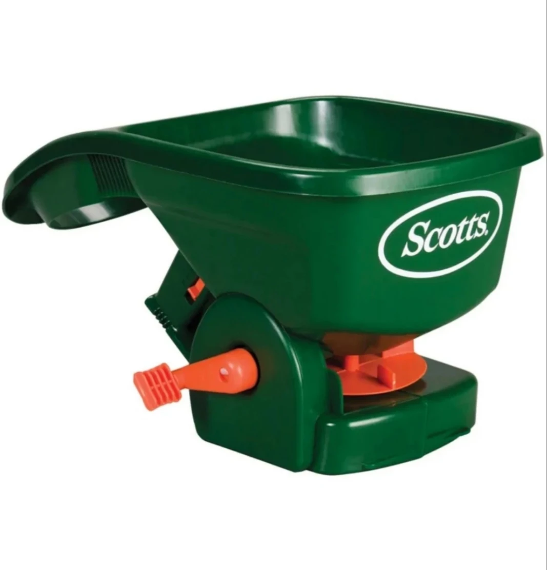 GARDEN/LAWN ITEMS - HAND HELD SPREADER/FERTILIZER & GARDEN OWL!! - photo 2