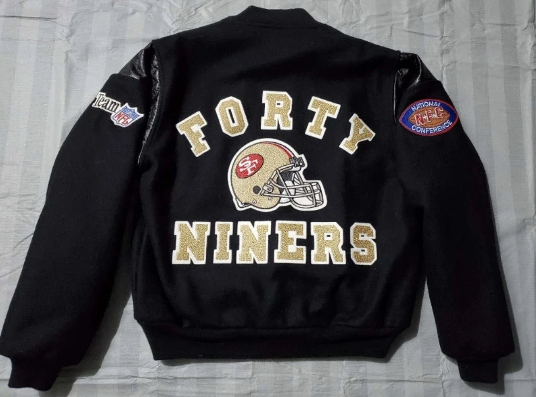 Vintage Chalk Line 49ers varsity sz MED made USA